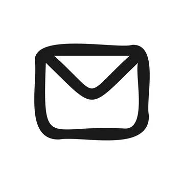 Message icon. Simple style delivery poster background symbol. Message brand.. Stock Illustration