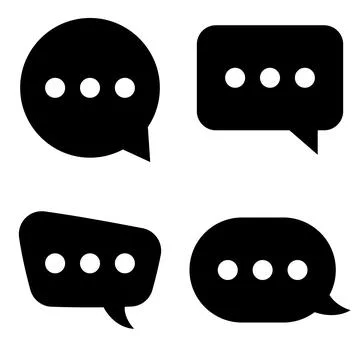 Message icon. Sms symbol. Chat icon. Speech bubble Stock Illustration