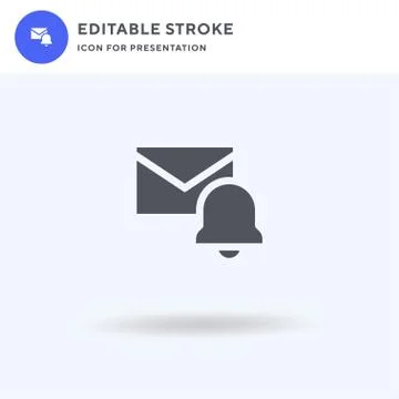 Message icon vector, filled flat sign, solid pictogram isolated on white, logo Stock Illustration