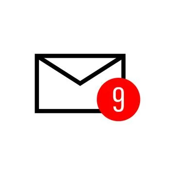 Message icon on white isolated background, vector illustration Illustrazione stock