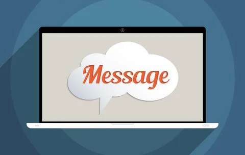 Message Stock Illustration