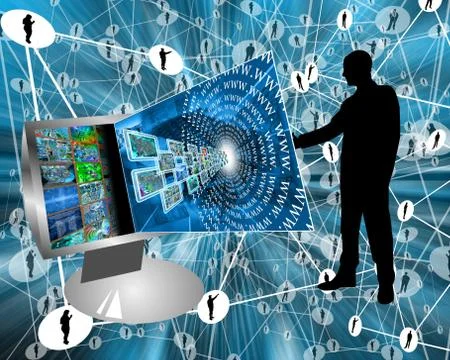 Message Illustrazione stock