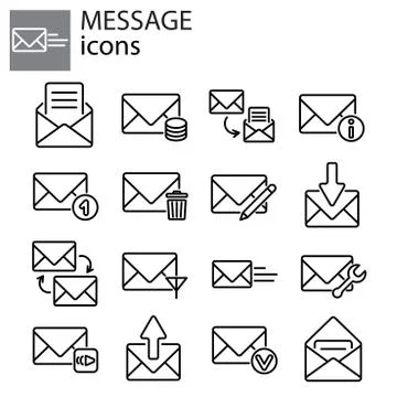Message Stock Illustration