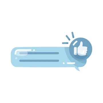 Like message Stock Illustration