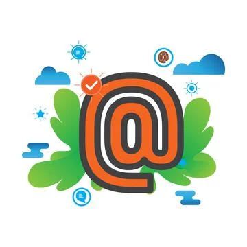 Message illustration. Flat vector icon. can use for, icon design element,ui,  Stock Illustration