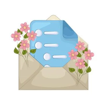 Message Illustration Stock Illustration