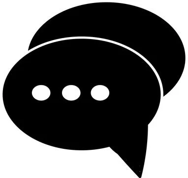 Message illustration with white back ground Illustrazione stock