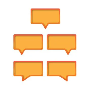 Message  ilustration design. chat box icon. ready use vector. Stock Illustration