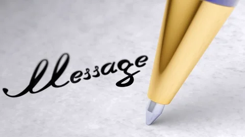 Message. Looping footage has 4K resolution. Encoder Prores 4444. Stock Footage 92178544