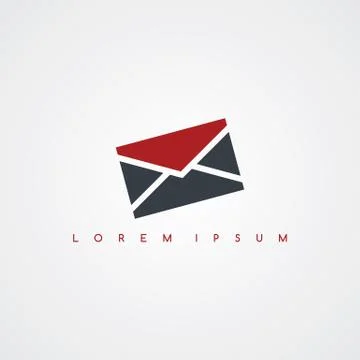 Message mail icon sign logotype Illustrazione stock