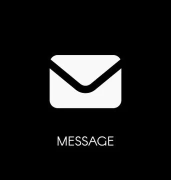 Message mail icon vector illustration. Envelope symbol Stock Illustration