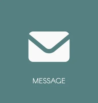 Message mail icon vector illustration. Envelope symbol Stock Illustration