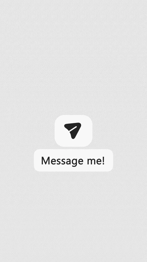 Message me Paper Plane Animation – Vertical 4K Button Transparent Stock Footage 324101450