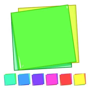 Message memo paper cartoon vector graphic 스톡 일러스트