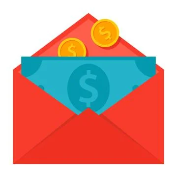 Message Money Transfer Concept Stock Illustration