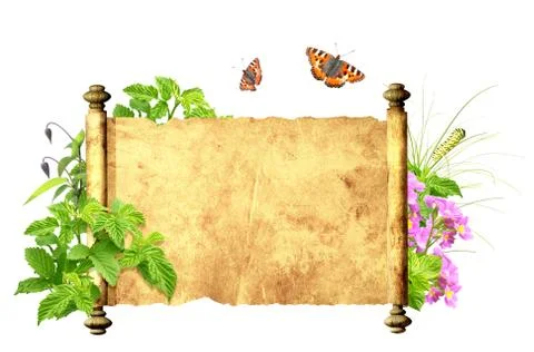 Message of nature Stock Illustration