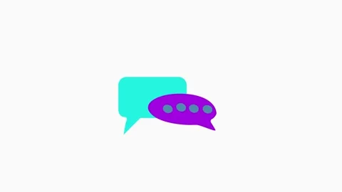 Message notification icon set featuring clean designs on a white background.. Stock Footage 308095367