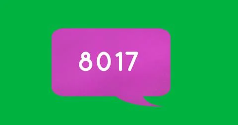 Message notification increasing 4k 스톡 일러스트
