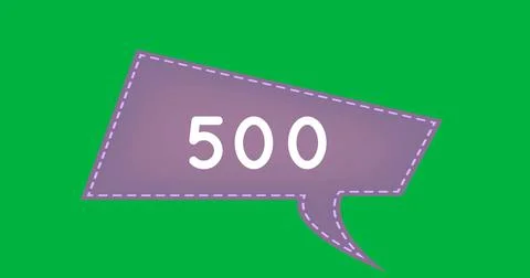 Message notification increasing 4k 스톡 일러스트