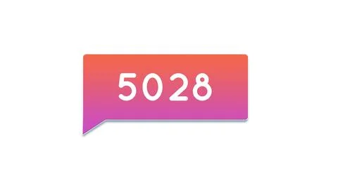 Message notification increasing 4k 스톡 일러스트