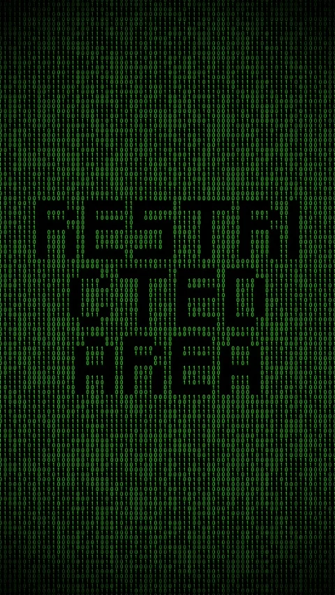 Message restricted area on digital binary code background Stock Footage 321418379