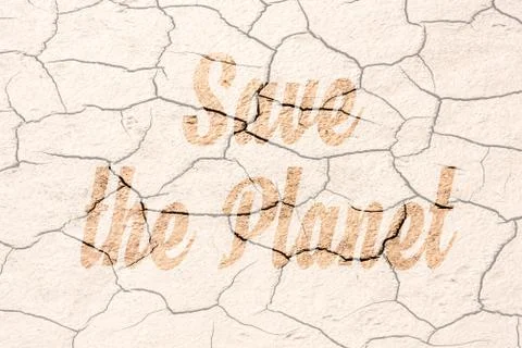 Message Save the Planet Stock Photos