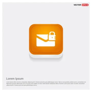 Message secure icon Stock Illustration