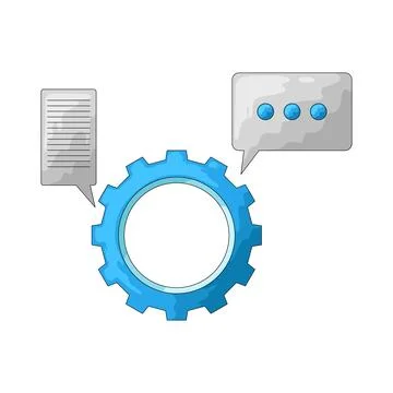 Message settings illustration イラスト素材