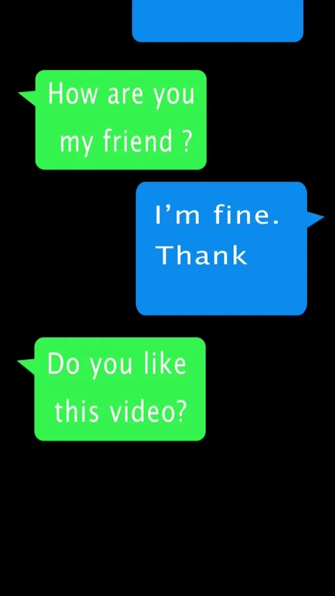 Message smartphone sms animation Stock After Effects