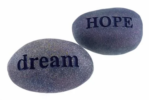 Message Stones Stock Photos