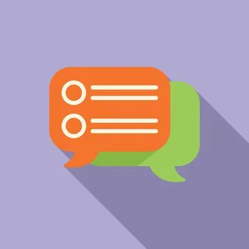 Message task schedule icon flat vector. Event time イラスト素材