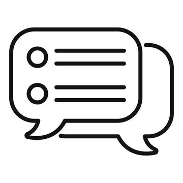 Message task schedule icon outline vector. Event time Illustrazione stock