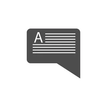 Message with text icon. Elements of web icon. Premium quality graphic design イラスト素材