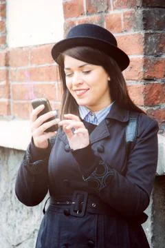 Message texting Stock Photos