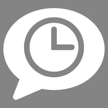 Message Time Icon Stock Illustration