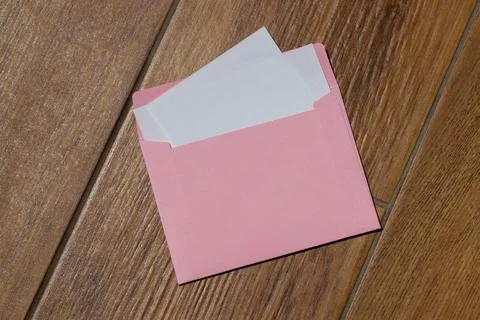 Message top view copy space letter pattern for text of post envelope object Stock Photos