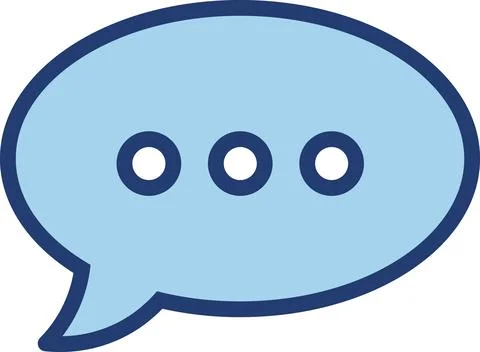 Message Typing, Chatting Bubble, Waiting for Reply Illustrazione stock