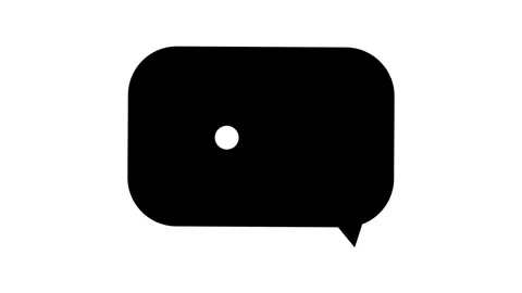 Message Typing Loading Animation on Black Background Engaging Visuals. Stockbeeldmateriaal 297952106