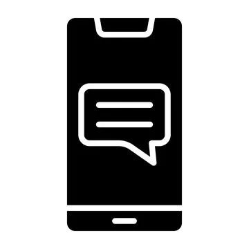 Message Vector Icon Design Illustration Stock Illustration