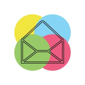 Message vector icon Stock Illustration