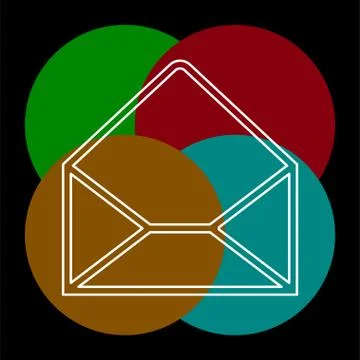 Message vector icon Stock Illustration