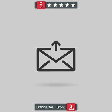 Message vector icon Stock-Illustration