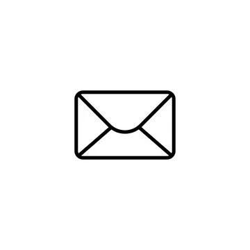 Message vector line art Icon Stock Illustration