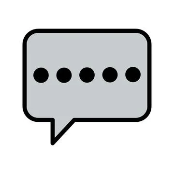 Message waiting icon vector illustration Stock Illustration