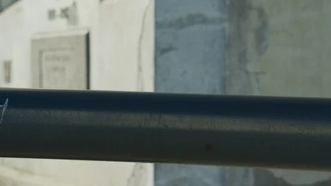 Message written on an old cannon Stock Footage 99912575