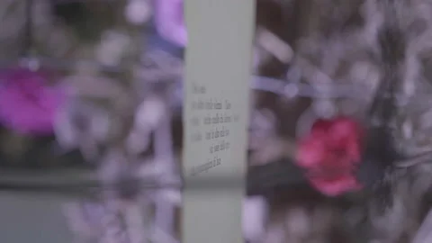 Message written on a paper Stock Footage 147664341