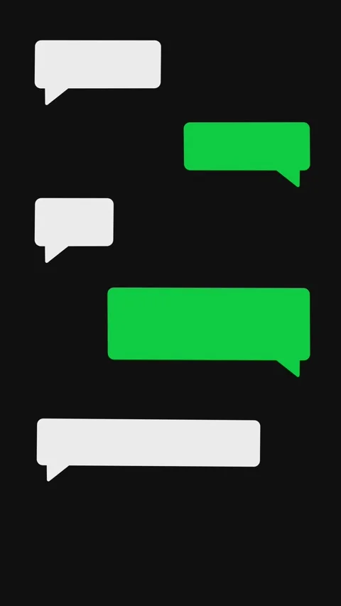 Messages chat dialogue copy space icon Animation Stock Footage 297147214
