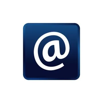 Messages email icon logo vector on a white background in modern design style Stock Illustration