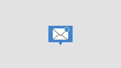 Messages icon animation, SMS Icon 库存影片 258737584