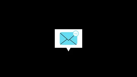Messages icon animation, SMS Icon 库存影片 258737594